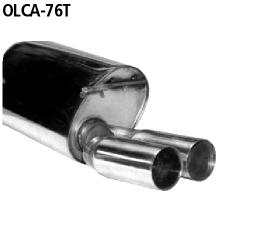 Bastuck Sportauspuff für Opel Corsa A 2x76mm, gerade Bastuck Sportauspuff Opel Corsa A 2x76mm gerade kaufen