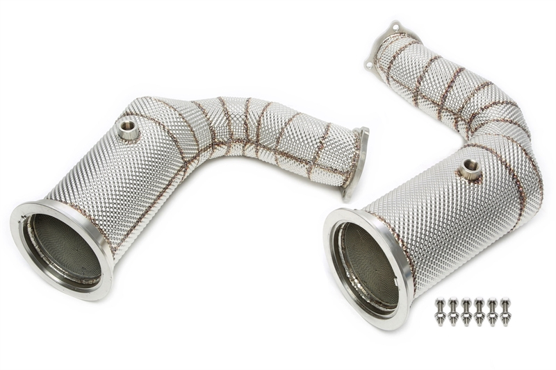TA Technix Downpipe mit Katalysator+Hitzeschild passend für Porsche Cayenne Turbo Typ 9YA TA Technix Downpipe mit Sportkat für Porsche Cayenne kaufen