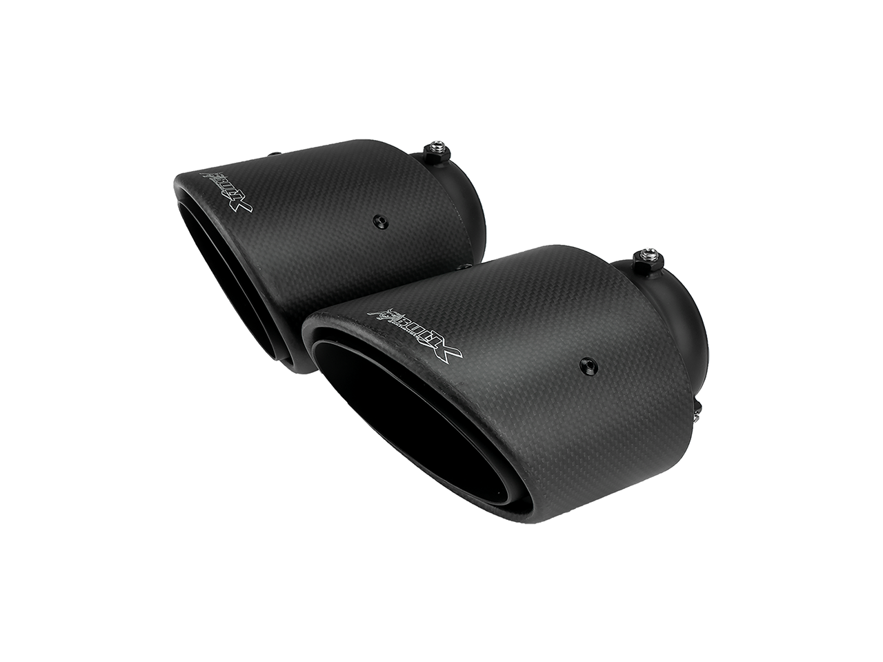 Bull-X Endrohrset: Typ 3 Carbon Oval 126x94