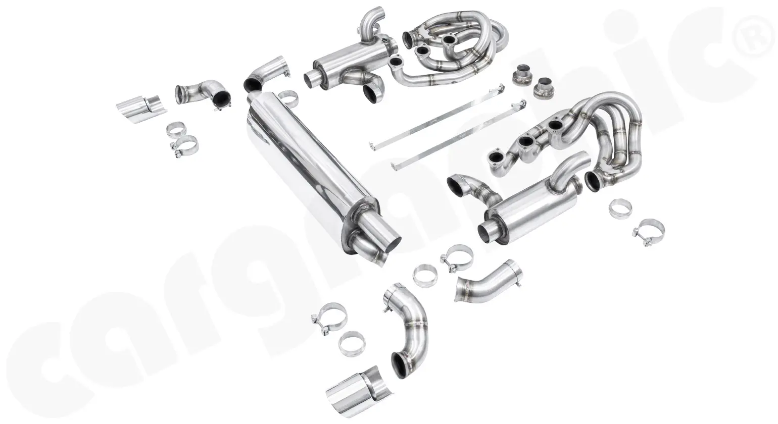 CARGRAPHIC GT Sport Abgasanlage für Porsche 964 Foto