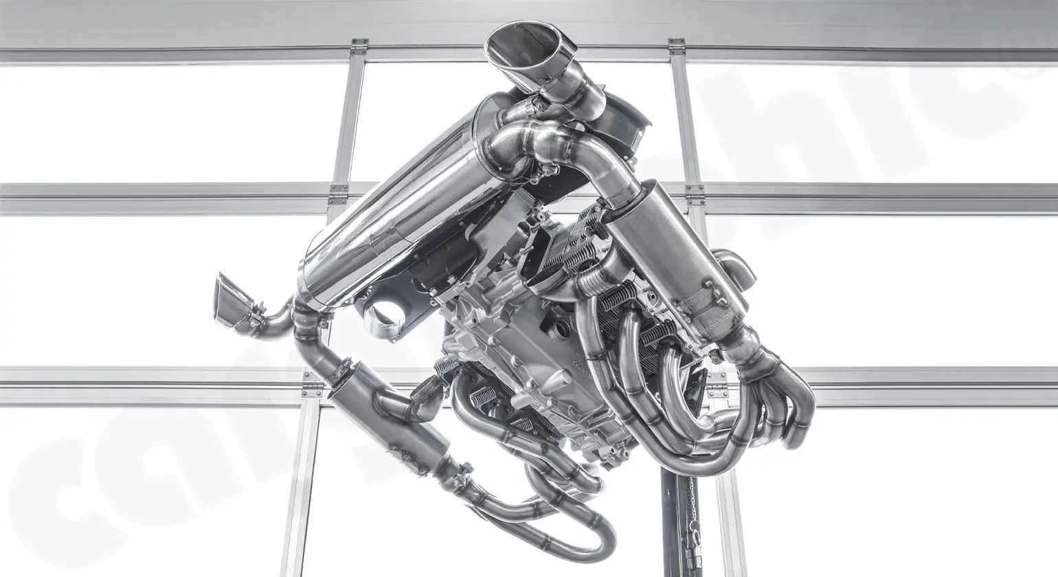 CARGRAPHIC GT Sport Abgasanlage für Porsche 964 Details