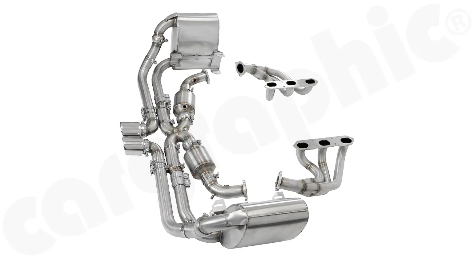 CARGRAPHIC Sportauspuff GT3 Look für Porsche 997.1 günstig