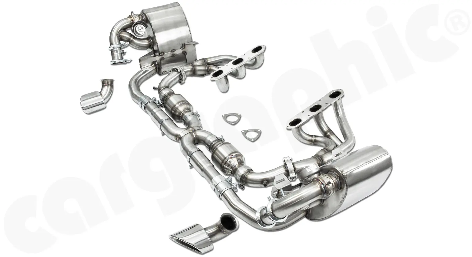 CARGRAPHIC Sportauspuff für Porsche 996 Carrera Bild