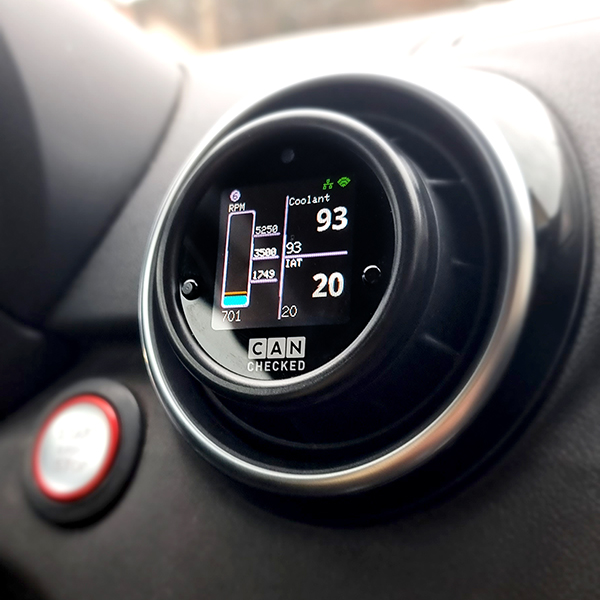 CANchecked Daten-Display Audi A1/S1 8X MFD15 Gen2