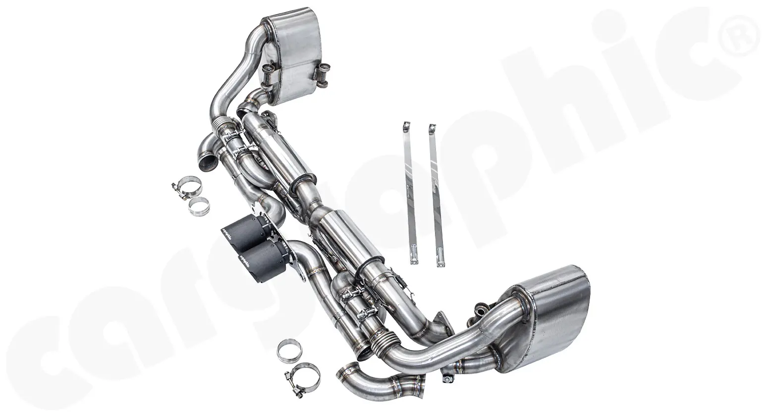 CARGRAPHIC GT3 Look Abgasanlage für Porsche 991 Foto