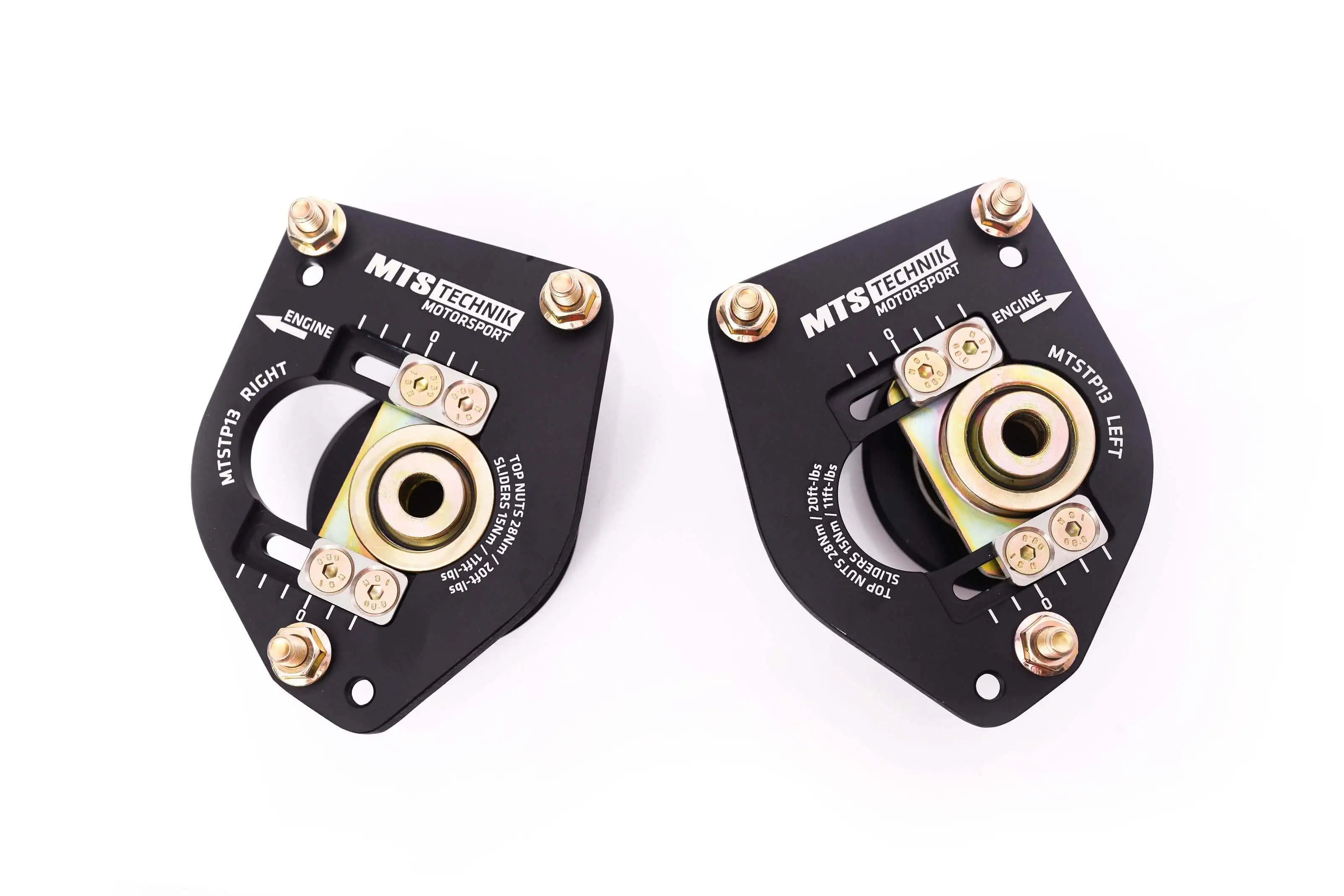 MTS Einstellbare Camber / Caster Sturzplatten (VA) / Fiat CINQUECENTO (170_)