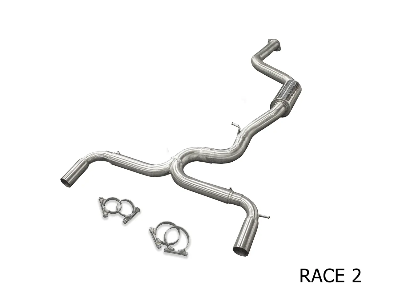 Bull-X Abgasanlage 3in Y-Style für Ford Focus RS/ST Foto