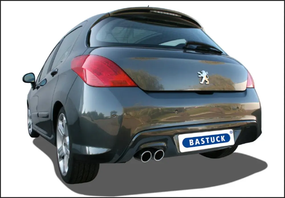 Bastuck Sportauspuff Peugeot 308 2x76mm Foto