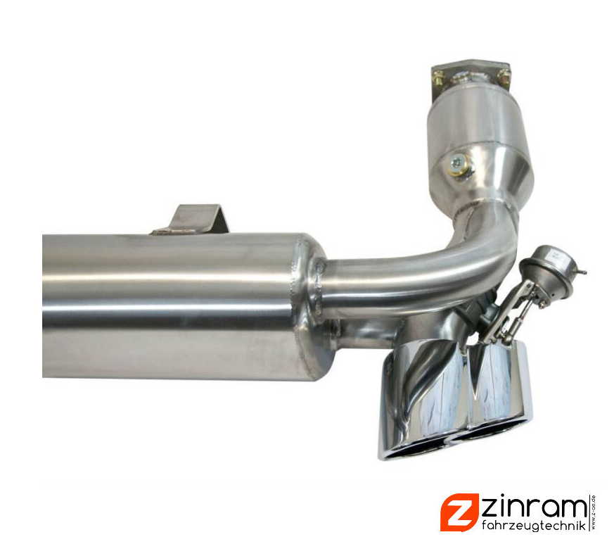 Zinram Porsche 911 996 Turbo S Edelstahl Auspuff günstig