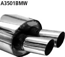 Bastuck Sportauspuff für BMW 318i Typ E36 (Touring) 2x76mm, gerade