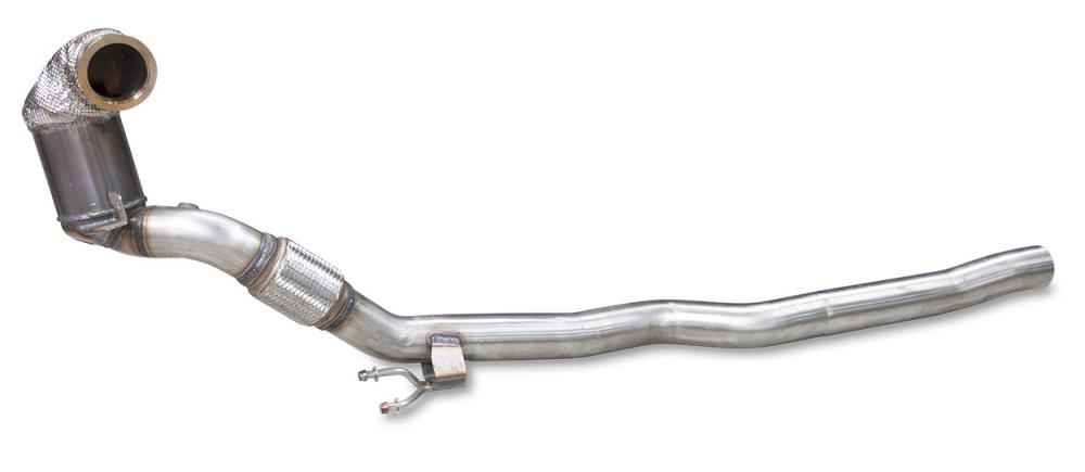 HJS 76mm ECE Downpipe für 1.8 TFSI / 2.0 TFSI Motor