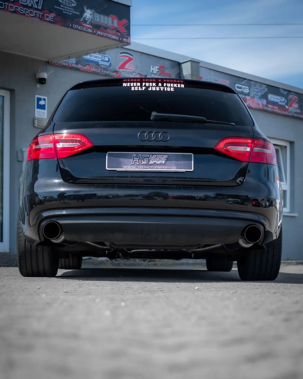 Bull-X ECE Abgasanlage 2,75 Zoll für Audi A4/A5 B8 günstig