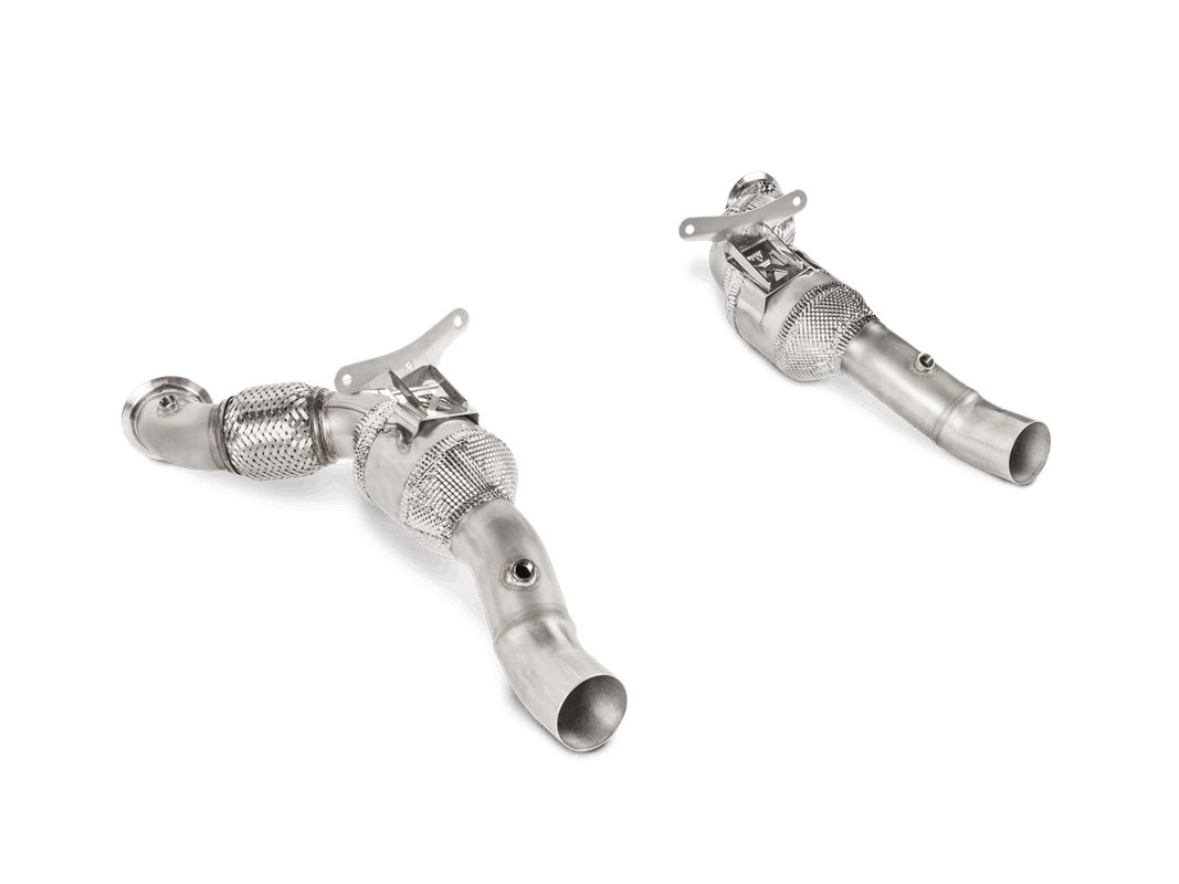 Akrapovic Link Pipe Set w Cat (SS) für Ferrari 488