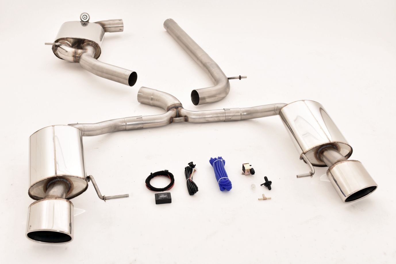 StreetBeast  76mm Duplex-Anlage mit Klappensteuerung, Seat Leon 5F ST Cupra 