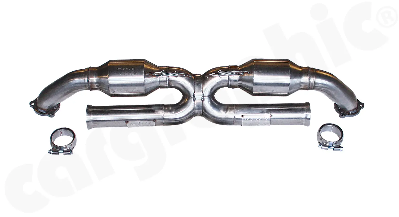 CARGRAPHIC Motorsportabgasanlage für Porsche 996.1 GT3 