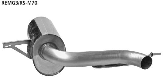 Bastuck Sportauspuff für Renault Mégane III Coupé Typ Z 1x70mm, gerade (für die Serienheckschürze) Bastuck Sportauspuff für Renault Mégane III kaufen