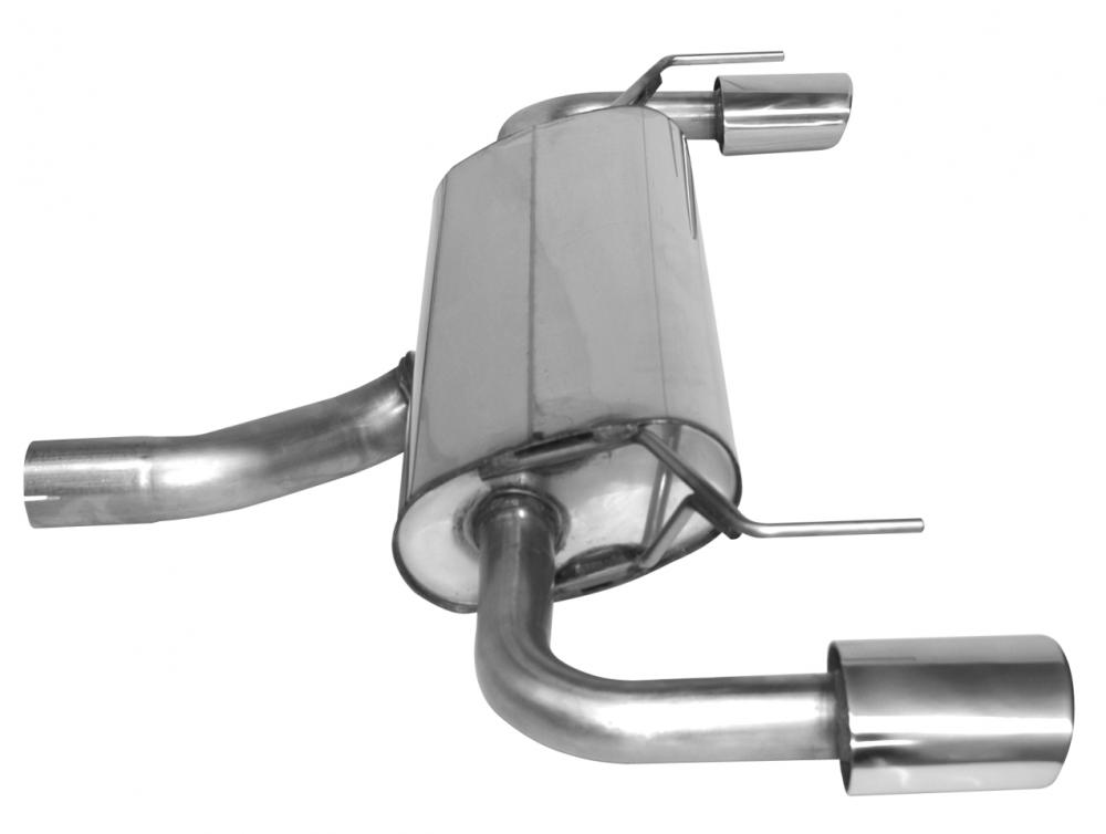 Bastuck Sportauspuff Opel Astra K 2x 120x80mm oval 