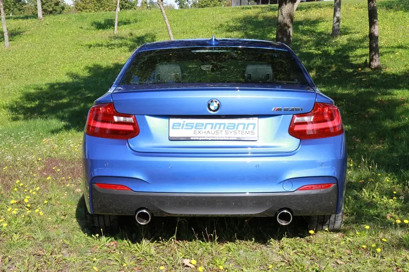 Eisenmann Endschalldämpfer für BMW M235i F22 F23 2x90mm EG-Genehmigung