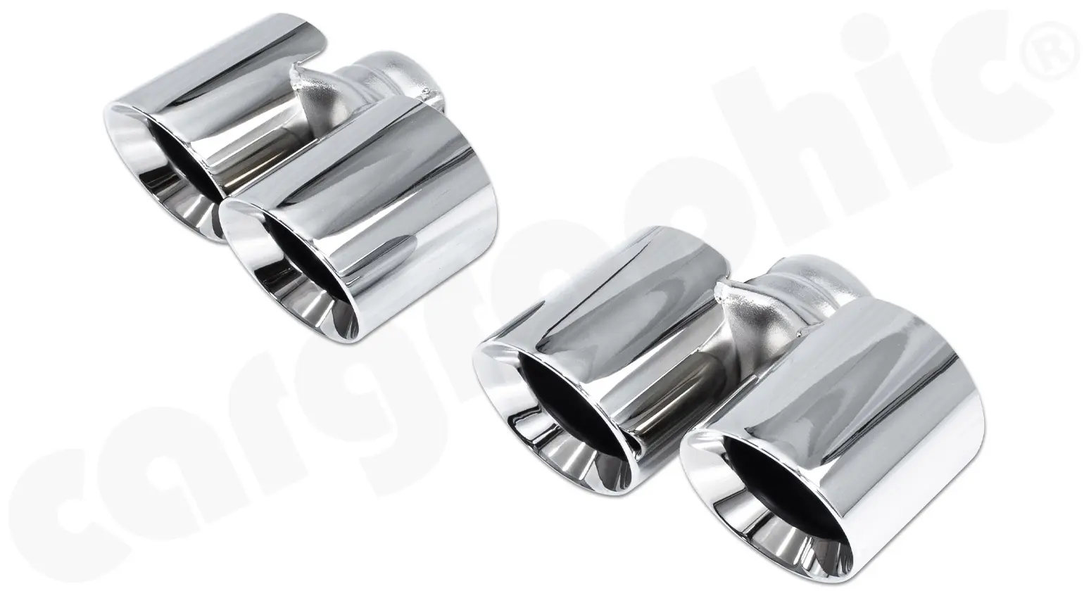 CARGRAPHIC Sport Endrohre für Porsche 997 Carrera Foto