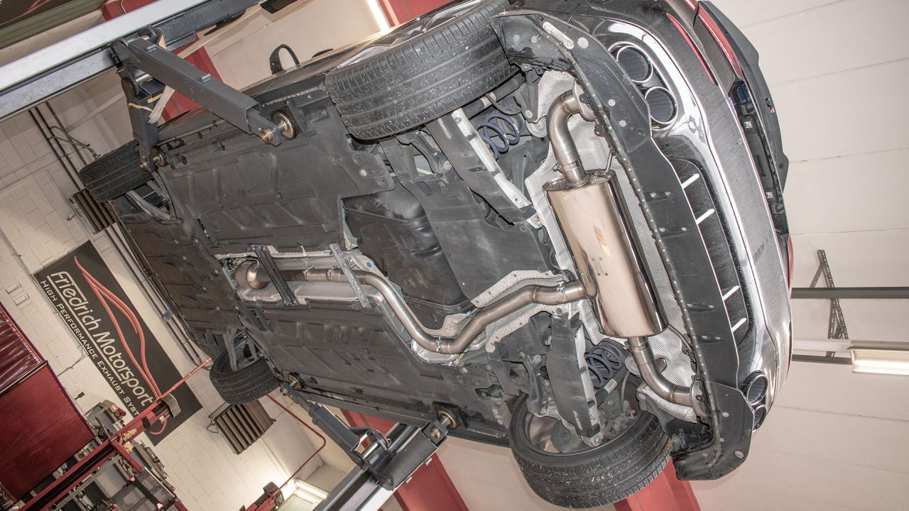 Friedrich Motorsport Gruppe A Duplex-Anlage Mercedes W177 A-Klasse Frontantrieb AMG-Heck Sportauspuff Mercedes W177 A-Klasse Tuning Anlage kaufen