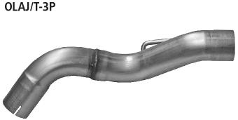 Bastuck Verbindungsrohr für Opel Astra J GTC hinten 