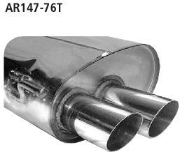 Bastuck Sportauspuff für Alfa Romeo 147 Typ 937 2x76mm, gerade Bastuck Sportauspuff Alfa Romeo 147 Typ 937 kaufen