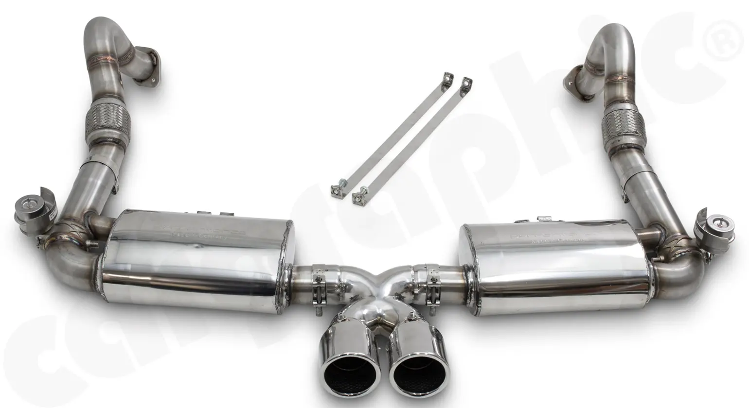 CARGRAPHIC Endschalldämpfer für Porsche 718 