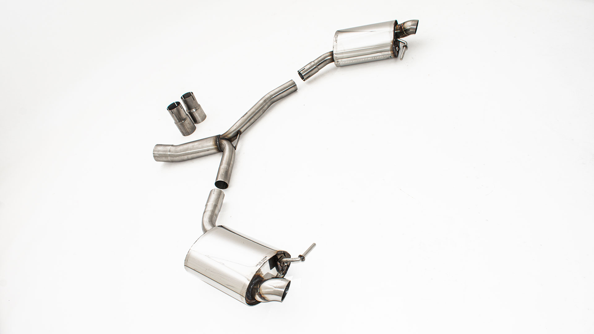 Friedrich Motorsport 76mm Duplex-Sportendschalldämpfer Audi A4 B9 (B8/8W) Frontantrieb Friedrich Motorsport Duplex-Endschalldämpfer Audi A4 kaufen