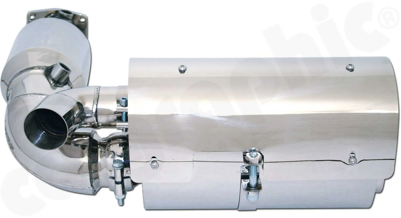 CARGRAPHIC Sportabgasanlage für Porsche 997 Turbo Foto