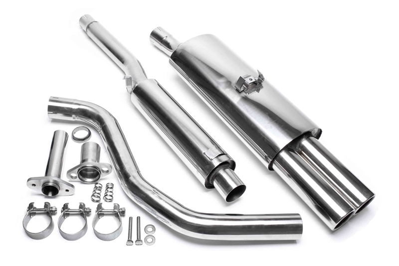 TA Technix Edelstahl 2x76mm für VW Polo 86C kaufen