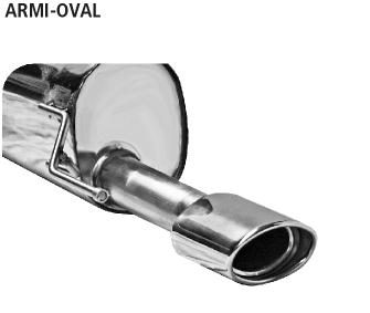 Bastuck Sportauspuff Alfa Romeo Mito 120x80mm oval kaufen