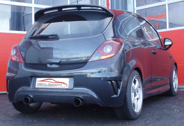 Friedrich Motorsport Duplexanlage 70mm Edelstahl Foto