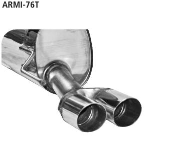 Bastuck Sportauspuff für Fiat Punto EVO 2x76mm, 20° schräg geschnitten Bastuck Sportauspuff Alfa Romeo Mito 2x76mm kaufen
