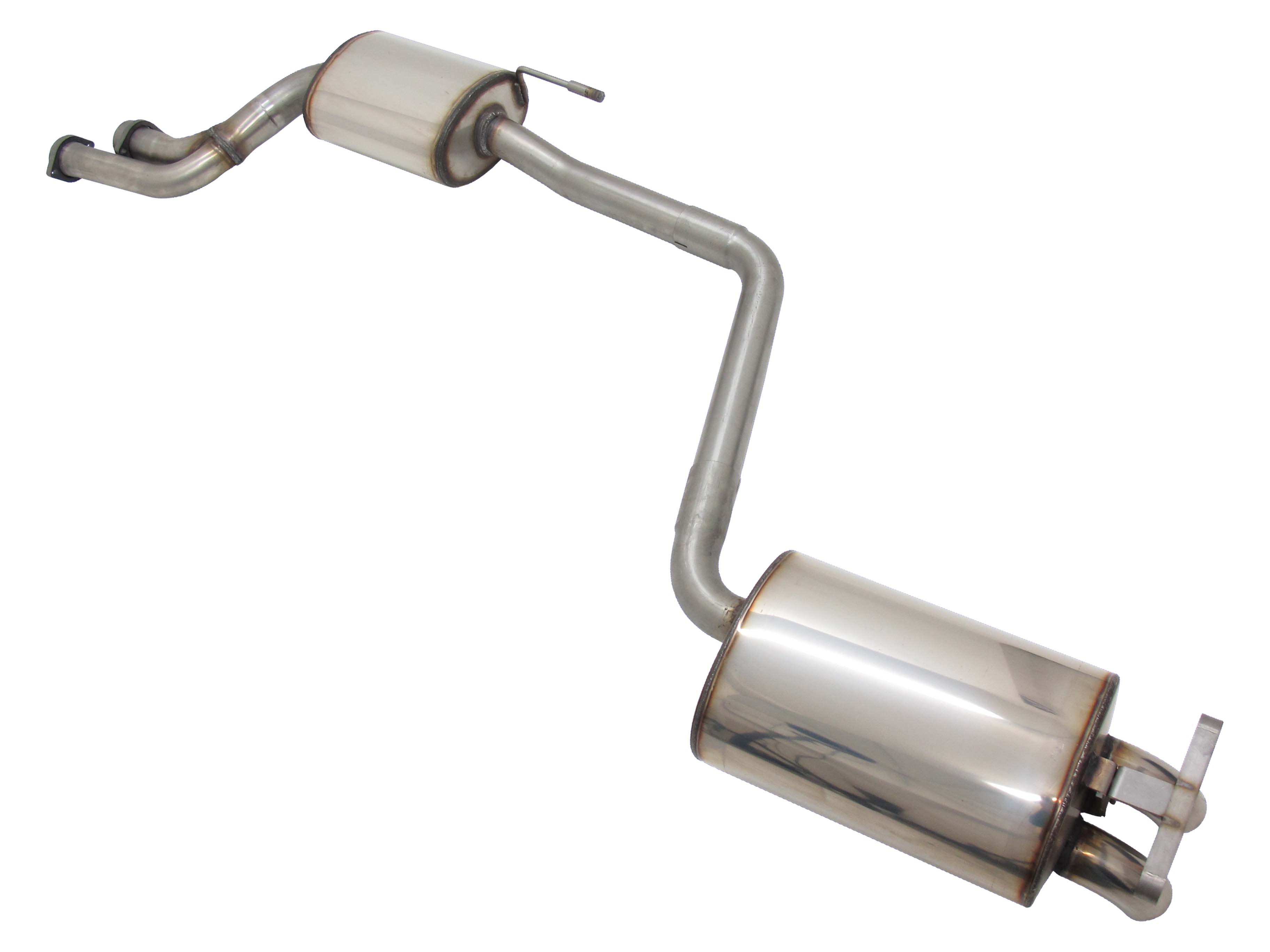 Novus Edelstahl Anlage für Mercedes 190E W201 2.6 - original Look