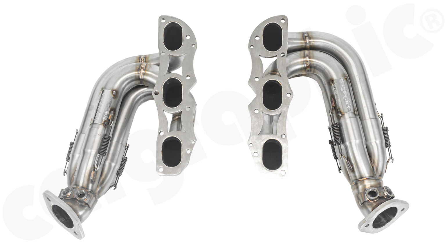CARGRAPHIC Fächerkrümmersatz für Porsche 981 Boxster / Cayman 2,7L 3,4L 3,8L