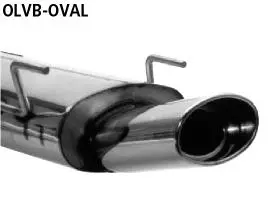 Bastuck Sportauspuff für Opel Vectra B Caravan (31) 153x95mm, oval