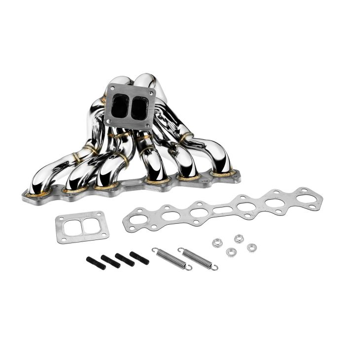 Abgaskrümmer FMIC.Pro für Toyota 2JZ GTE T3 Twin scroll Flansch Edelstahl 321