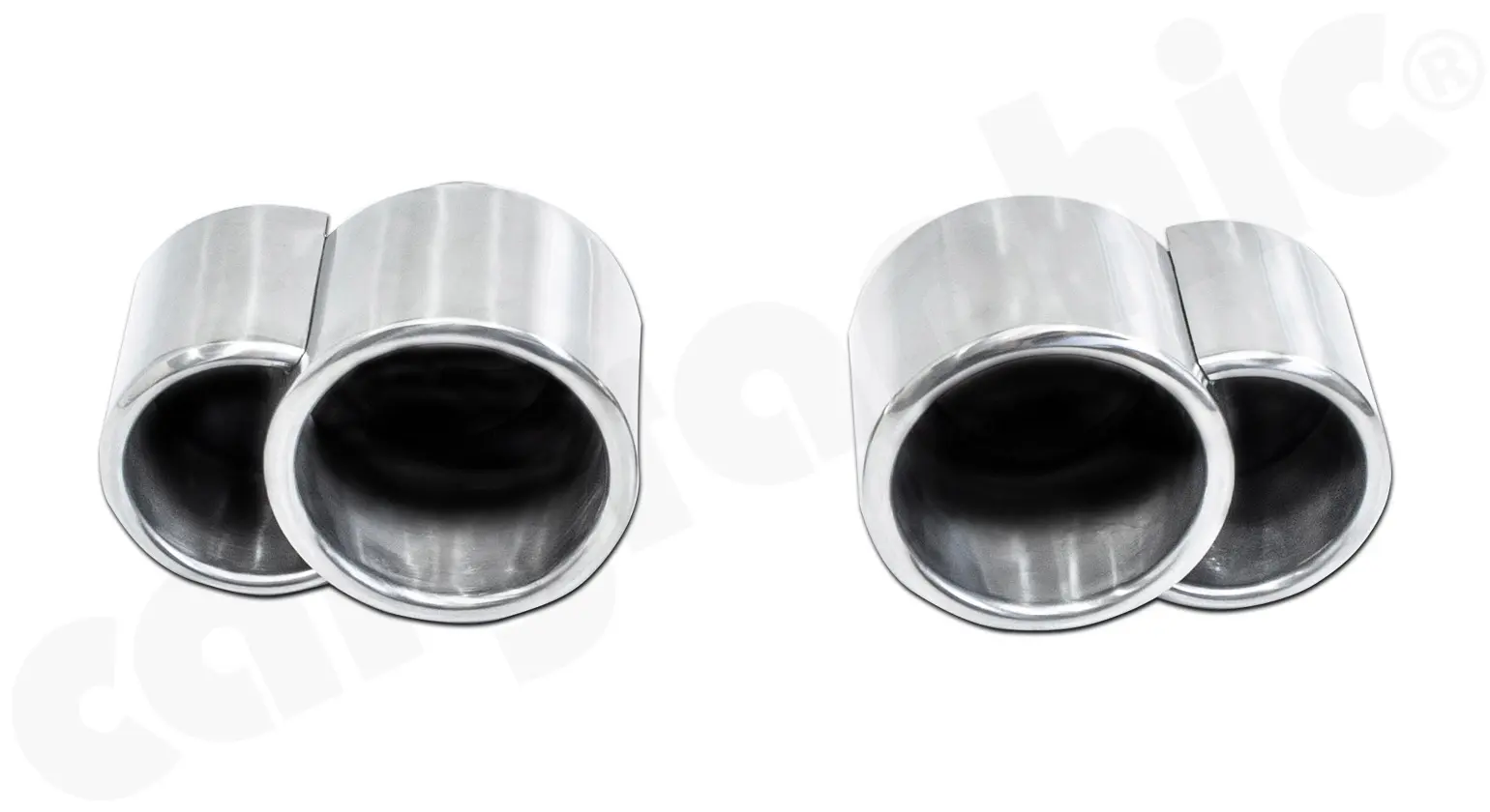 CARGRAPHIC Doppel-Endrohrsatz für Porsche 996 Turbo kaufen
