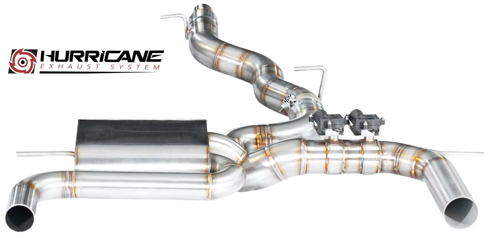 Hurricane 3,5 Zoll Abgasanlage für Audi S3 8V 