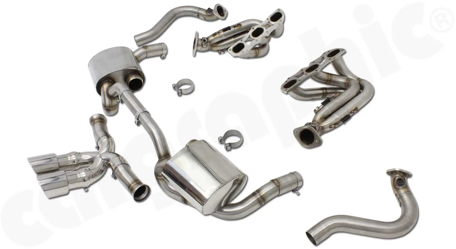 CARGRAPHIC Abgasanlage für Porsche 981 Anleitung