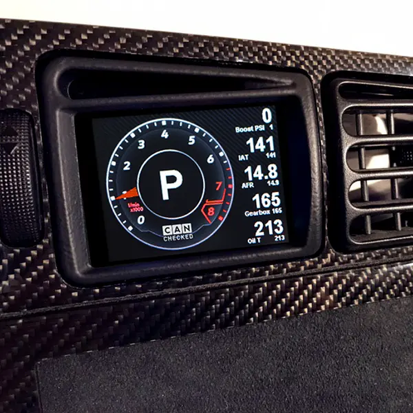 CANchecked Daten-Display VW Corrado FL MFD28 Gen2 