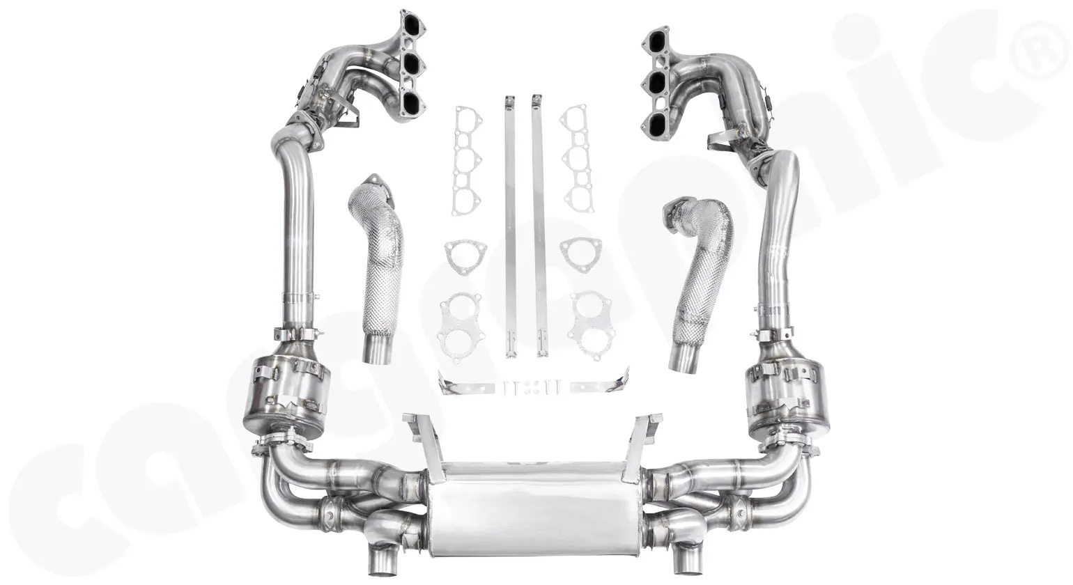 CARGRAPHIC Motorsport-Auspuff für Porsche 718 Foto