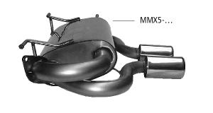 Bastuck Sportauspuff Mazda MX-5 II NB Top Qualität