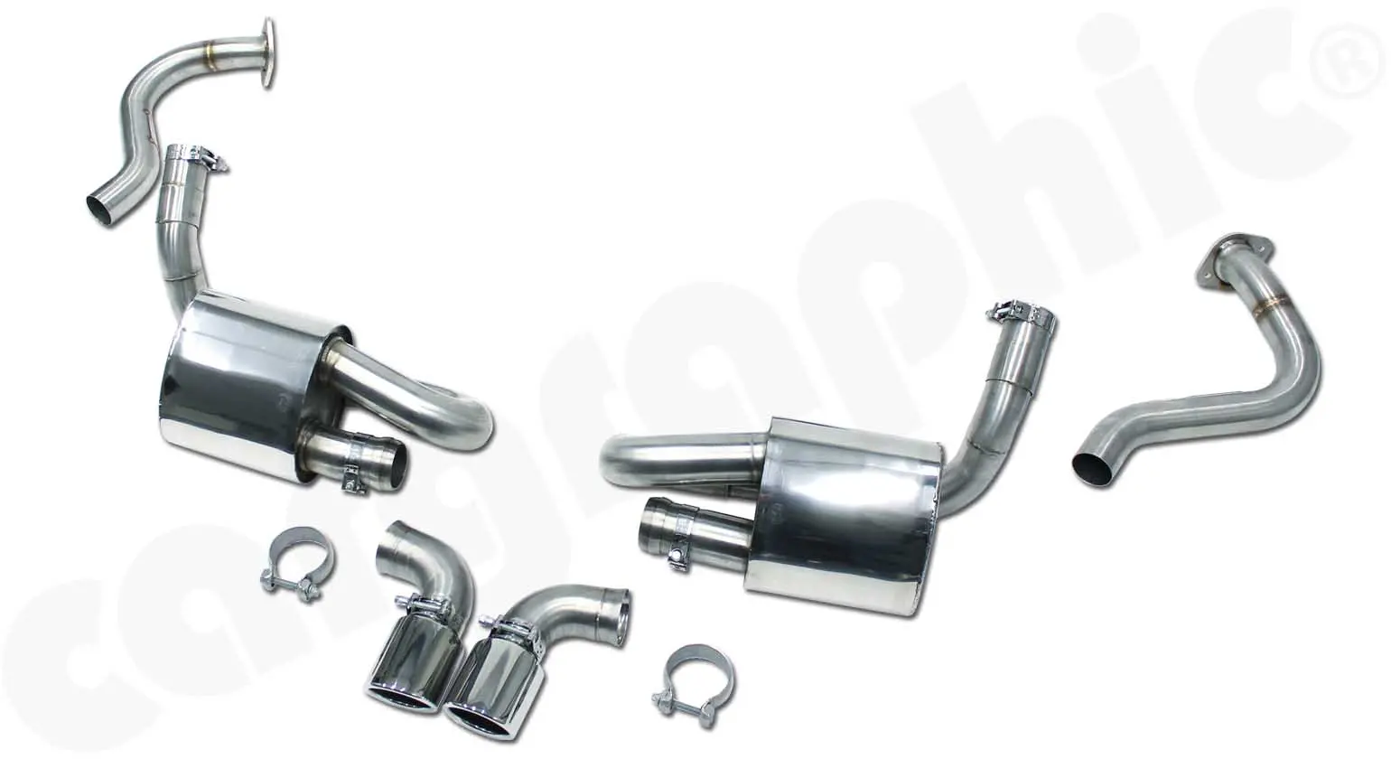 CARGRAPHIC Endschalldämpfer CUP für Porsche 981 