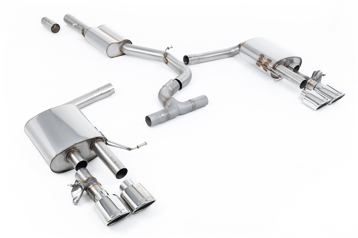 Milltek Komplettanlage (resonated) mit Klappen für VW Arteon 2.0 TSI R ECE Milltek Komplettanlage für VW Arteon 2.0 TSI R kaufen