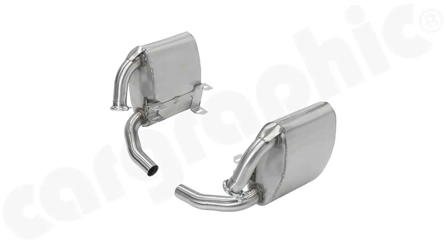 CARGRAPHIC Sportauspuff für Porsche 996 GT3 RS Bild