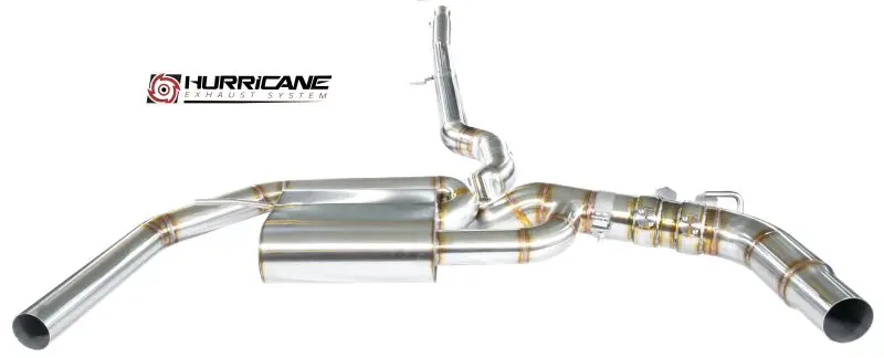 Hurricane 3,5 Zoll Klappenabgasanlage CLA45 AMG 