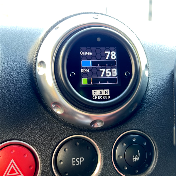 CANchecked Daten-Display Audi TT 8N LHD/RHD MFD15 Gen2