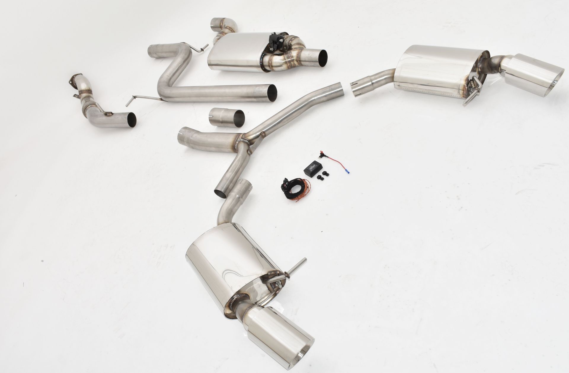 StreetBeast 76mm Duplex-Anlage mit Klappensteuerung, Audi A4 B9 (B8/8W) Limousine & Avant Frontantrieb