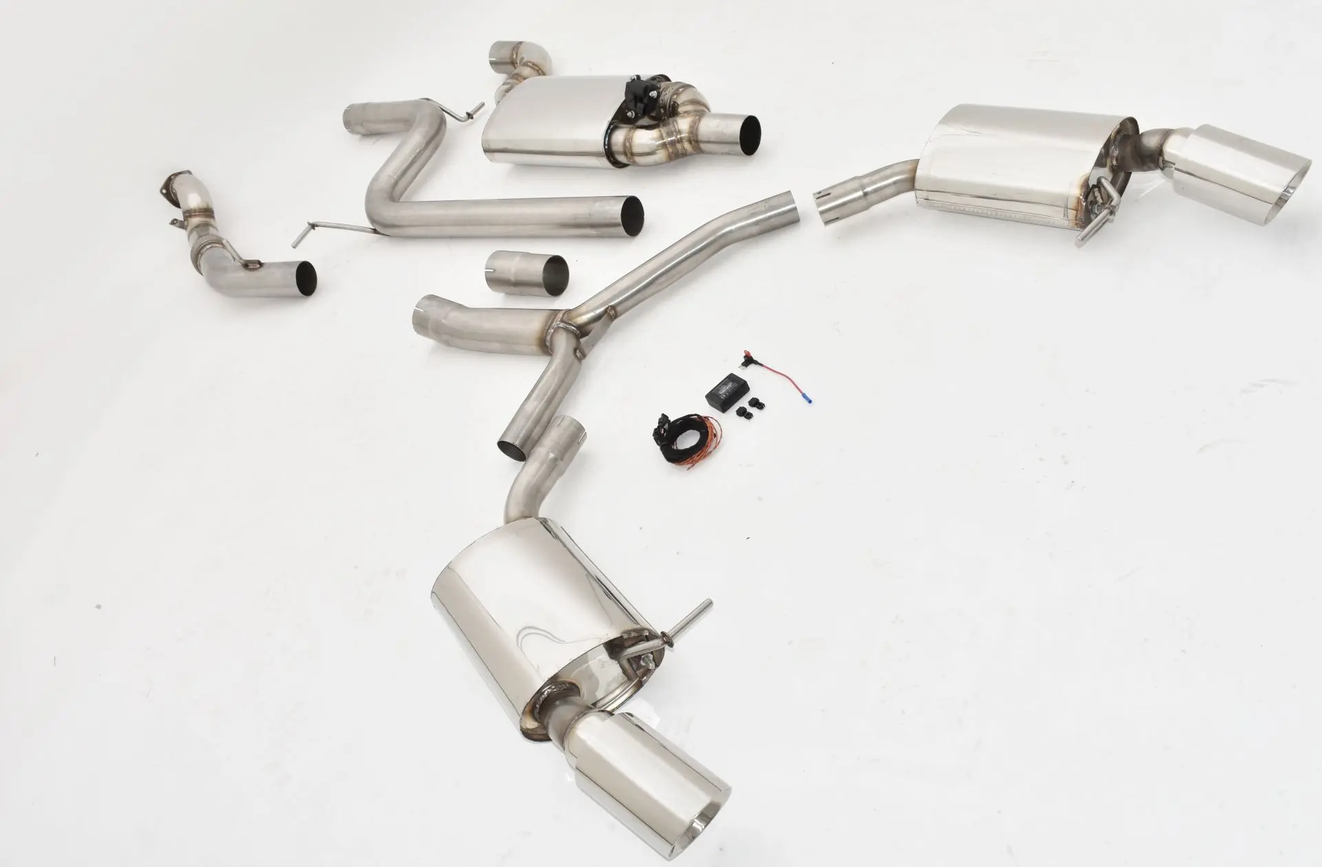 StreetBeast 76mm Duplex-Anlage mit Klappensteuerung, Audi A4 B9 (B8/8W) Quattro